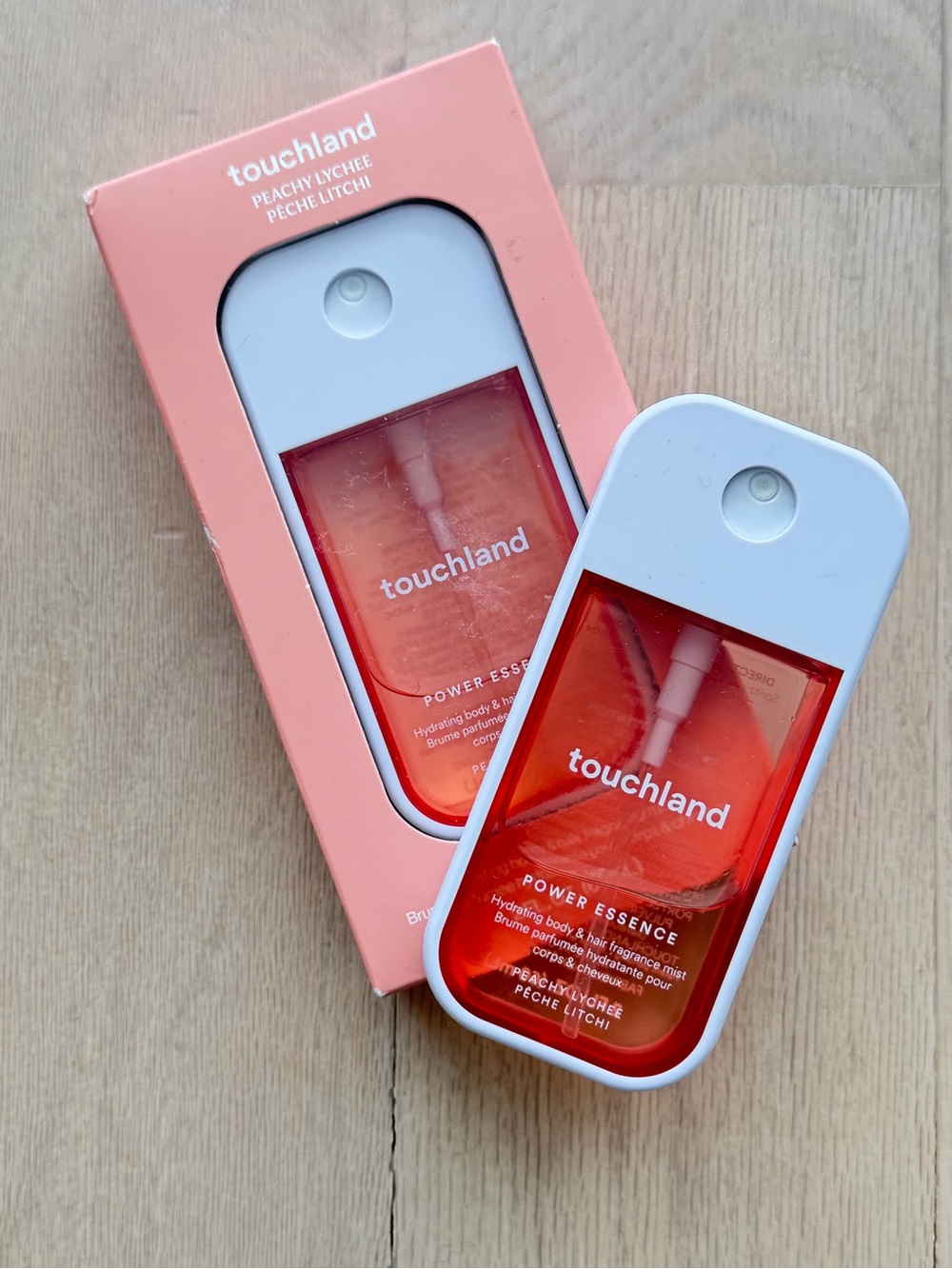 TOUCHLAND Power Essence Body & Hair Fragrance Mist - Peachy Lychee